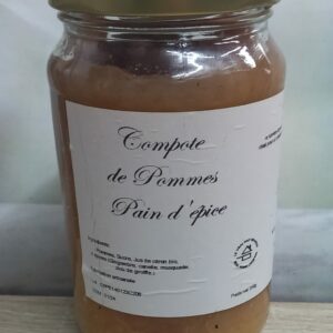 Compote de pommes pain d'épice