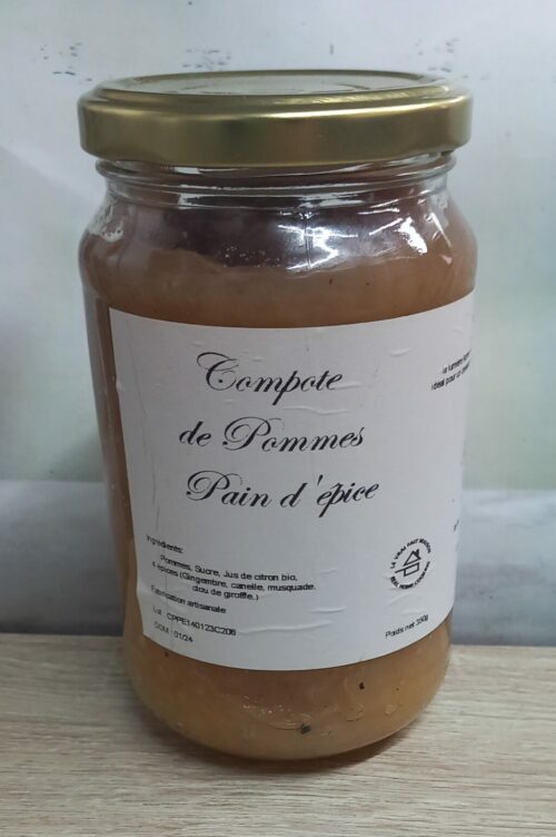 Compote de pommes pain d'épice