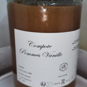 compote pomme vanille