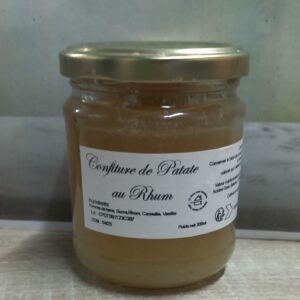 Confiture de pomme de terre au rhum