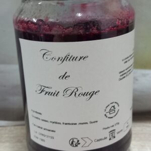 Confiture de fruits rouges