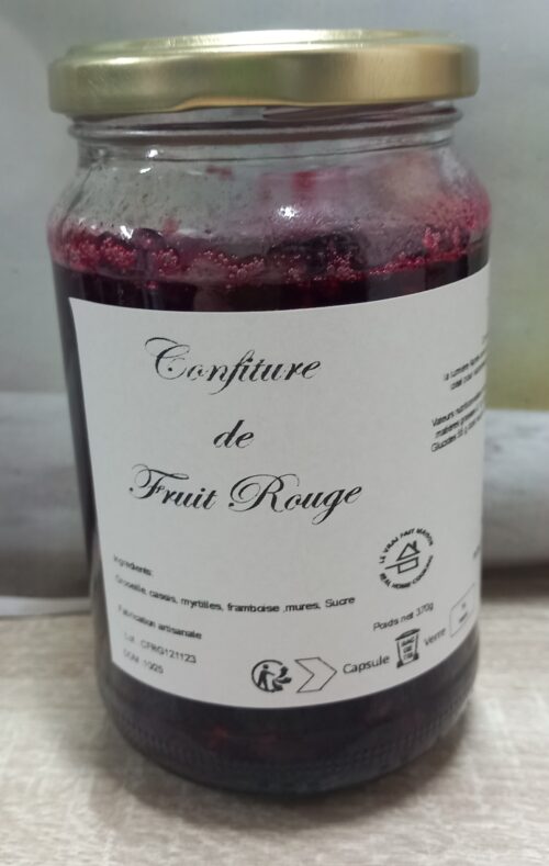 Confiture de fruits rouges