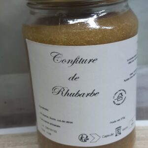 Confiture rhubarbe