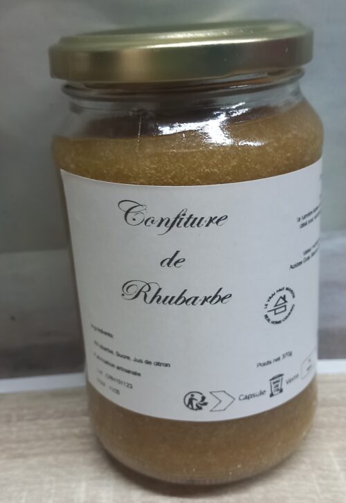 Confiture rhubarbe