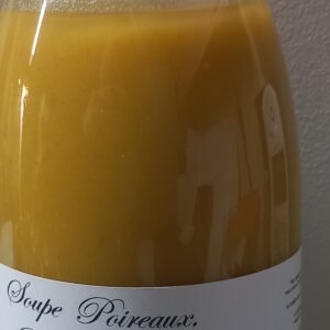 Soupe poireaux, pomme de terre, carottes