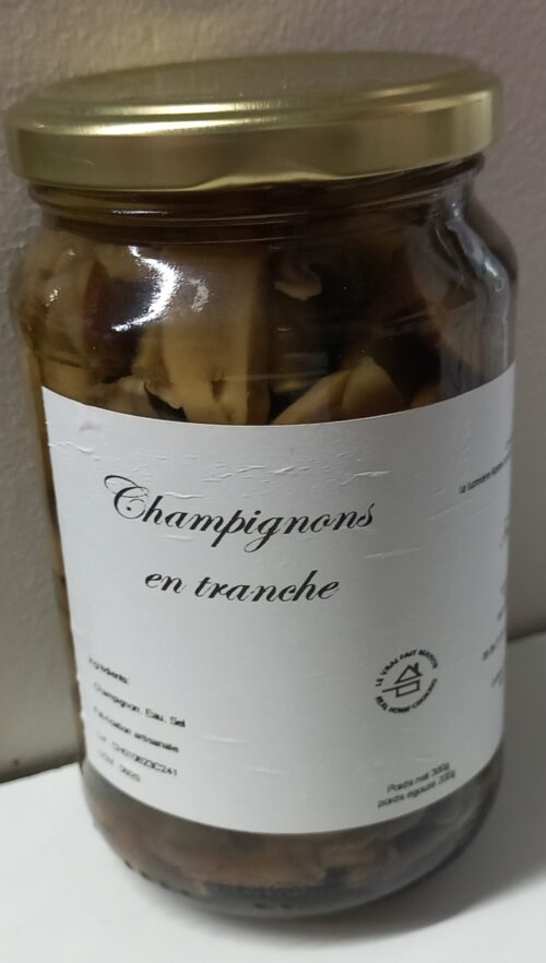 champignon en tranche