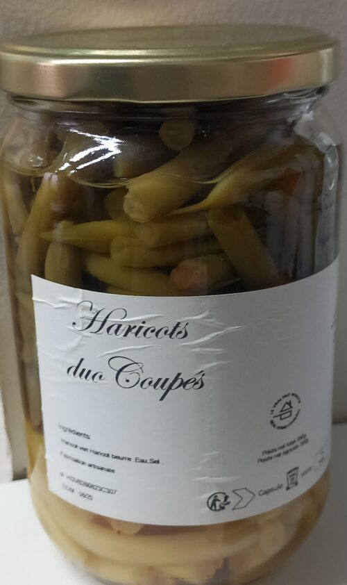 Haricots duo coupés