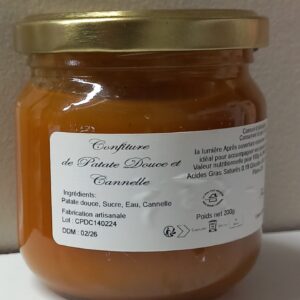 confiture patate douce cannelle